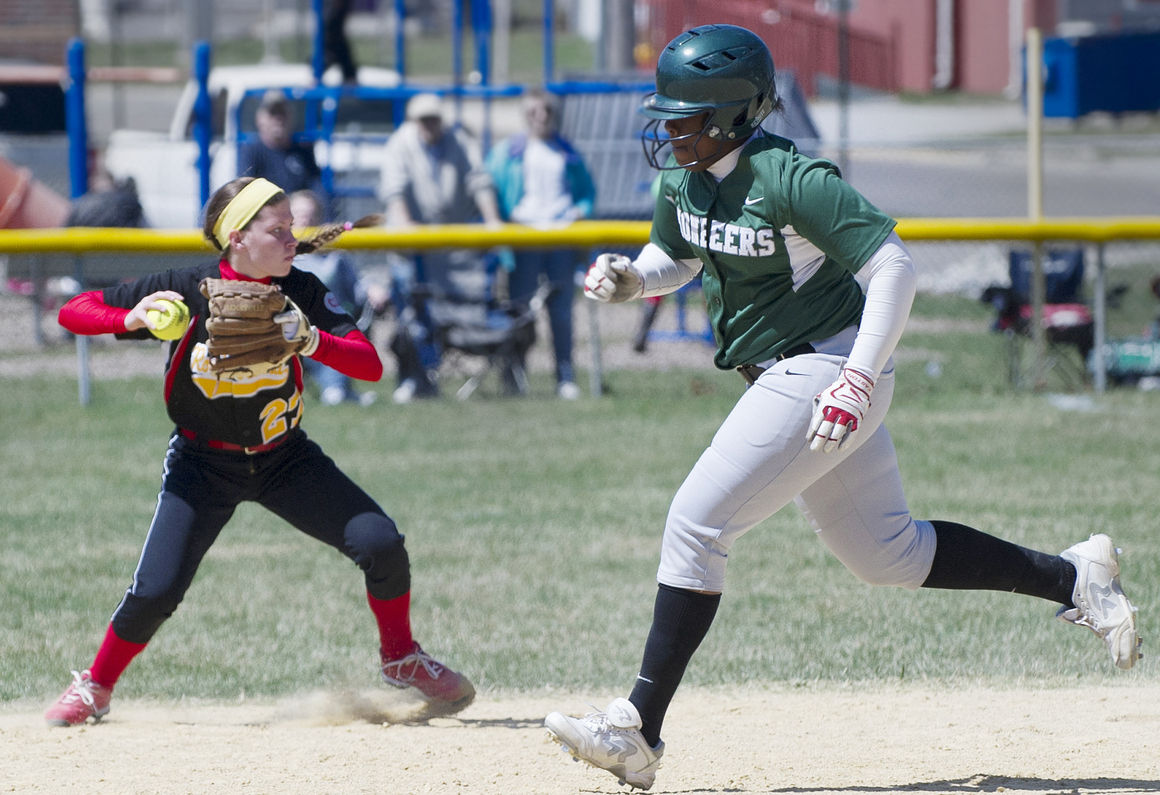 Rocks stun Alleman for softball split